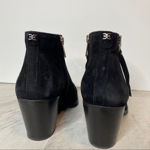 Sam Edelman Walden Black Suede Bootie 9M - Picture 4 of 14